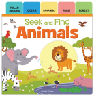 Seek And Find: Animals: Early Learning Board Books With Tabs By Wonder House Books Cover Image