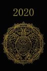 2020: Agenda semainier 2020 - Calendrier des semaines 2020 - Turquoise pointillé - Or noir, tortue By Gabi Siebenhuhner Cover Image