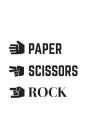 Rock Paper Scissors: Rock Paper Scissors Notebook For Rock Music Fans With Devil Horn Hand In Popular Children Hand Game Roshambo! Cool Doo By Rock Paper Scissors Cover Image