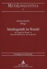 Metalinguistik Im Wandel: Die «Kognitive Wende» in Wissenschaftstheorie Und Linguistik (Metalinguistica #4) By András Kertész (Editor) Cover Image