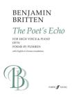 The Poet's Echo (Faber Edition) By Benjamin Britten (Composer) Cover Image