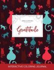 Adult Coloring Journal: Gratitude (Animal Illustrations, Cats) Cover Image