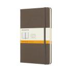 Moleskine Classic Notebook, Large, Ruled, Brown Earth, Hard Cover (5 x 8.25) By Moleskine Cover Image