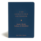 CSB Scripture Notebook, Jonah, Micah, Nahum, Habakkuk: Read. Reflect. Respond. By CSB Bibles by Holman Cover Image