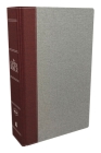 The NKJV, Open Bible, Cloth Over Board, Gray/Red, Red Letter Edition, Comfort Print: Complete Reference System By Thomas Nelson Cover Image