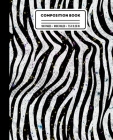 Composition Book: Wide Ruled Zebra Print Space Galaxy Writing Notebook By Culture of Pop Cover Image