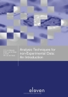 Analysis Techniques for non-Experimental Data: An Introduction (Boom studieboeken criminologie & veiligheid) Cover Image