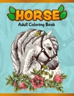 Horses Adult Coloring Book: Cute Animals: Relaxing Colouring Book - Coloring Activity Book - Discover This Collection Of Horse Coloring Pages By A. Design Creation Cover Image