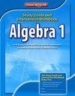 Algebra 1 Study Guide and Intervention Workbook By McGraw-Hill Education Cover Image