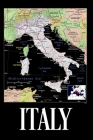Italy: Map of Italy Notebook Cover Image