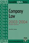 Company Law Q&A 2003-2004 (Questions and Answers) By James Cover Image