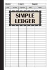 Simple Ledger: Simple Income & Expenses Record Book, Cash Book for Record Cover Image