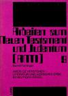 Amos Oz Verstehen - Literatur Und Juedisches Erbe Im Heutigen Israel (Arbeiten Zum Neuen Testament Und Judentum #9) By Otto Betz (Editor), Bernd Feininger Cover Image