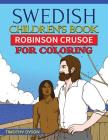 Swedish Children's Book: Robinson Crusoe for Coloring Cover Image
