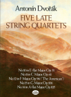 Five Late String Quartets (Dover Chamber Music Scores) By Antonin Dvorák Cover Image
