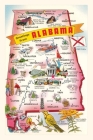 Vintage Journal Map of Alabama Attractions By Found Image Press (Producer) Cover Image