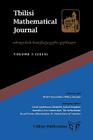 Tbilisi Mathematical Journal Volume 3 (2010) Cover Image