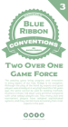 Blue Ribbon Conventions: Two Over One Game Force By Randy Baron Cover Image