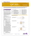 CPT 2023 Express Reference Coding Card: Dermatology Cover Image