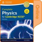 Complete Physics for Cambridge Igcserg Online Student Book (Third Edition) By Stephen Pople Cover Image