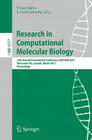 Research in Computational Molecular Biology: 15th Annual International Conference, Recomb 2011, Vancouver, Bc, Canada, March 28-31, 2011. Proceedings Cover Image