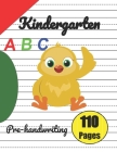 Kindergarten Pre-handwriting: preschool writing book for kids age 4-8, kindergarten notebook letters A to Z: Workbook. Size 8.5 X 11 in 110 P By Hand Writing Cover Image