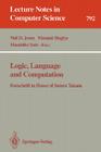 Logic, Language and Computation: Festschrift in Honor of Satoru Takasu (Lecture Notes in Computer Science #792) Cover Image