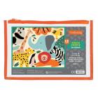 Zoo Animals Pouch Puzzle By Mudpuppy, Anna Kovecses (Illustrator) Cover Image