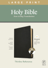 NLT Large Print Thinline Reference Bible, Filament Enabled Edition (Red Letter, Genuine Leather, Black, Indexed) By Tyndale (Created by) Cover Image