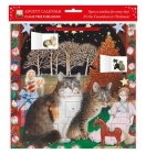 Ivory Cats by Lesley Anne Ivory: An American Christmas advent calendar (with stickers) Cover Image