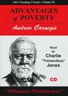 Advantages of Poverty (Life-Changing Classics (Audio) #9) By Andrew Carnegie, Charlie Tremendous Jones (Read by) Cover Image