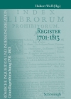 Register 1701-1813 By Hubert Wolf (Editor) Cover Image