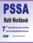 PSSA Math Workbook: 7th Grade Math Exercises, Activities, and Two Full-Length PSSA Math Practice Tests By Michael Smith, Reza Nazari Cover Image