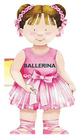 Ballerina (Mini People Shape Books) By Giovanni Caviezel, C. Mesturini (Illustrator) Cover Image