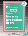AFRICAN AND AFRO-AMERICAN HISTORY: Passbooks Study Guide (College Proficiency Examination Series) By National Learning Corporation Cover Image