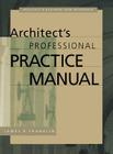 Architect's Professional Practice Manual Cover Image