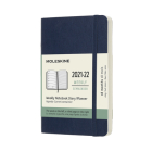 Moleskine 2021-2022 Weekly Planner, 18M, Pocket, Sapphire Blue, Soft Cover (3.5 x 5.5) By Moleskine Cover Image