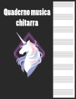 quaderno musica chitarra: Manuscript Quaderno Di Musica Pentagrammato Musicale By Music Sheet Publishing Notbooks Cover Image
