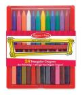 Triangular Crayon Set (24 Pc) By Melissa & Doug (Created by) Cover Image