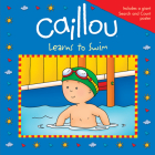 Caillou Learns to Swim [With Poster] (Playtime) Cover Image