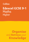 Collins GCSE Maths 9-1: Edexcel GCSE 9-1 Maths Higher: Organise and Retrieve Your Knowledge Cover Image