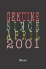 Genuine Since April 2001: Notebook Cover Image