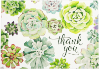 Succulent Garden Thank You Notes By Inc Peter Pauper Press (Created by) Cover Image