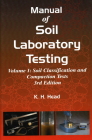 Manual of Soil Laboratory Testing By K. H. Head Cover Image