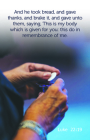 In Remembrance of Me Bulletin (Pkg 100) Communion By Broadman Church Supplies Staff (Contribution by) Cover Image