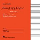 Wide Staff Manuscript Paper (Red Cover) By Hal Leonard Corp (Editor) Cover Image