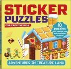 STICKER PUZZLES; ADVENTURES IN TREASURELAND: Sticker by Number; 10 Puzzles with a Fun Exploration Story; For Kids Ages 4-8; Good for Fine Motor Skills and Number Recognition By Gakken early childhood experts Cover Image