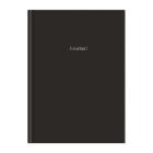 Black Hardcover Journal 7 X 10 Cover Image