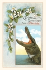 Vintage Journal Christmas Greetings from Florida, Alligator By Found Image Press (Producer) Cover Image