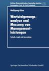 Wertsteigerungsanalyse Und Messung Von Managementleistungen: Technik, Logik Und Anwendung By Wolfgang Klien Cover Image